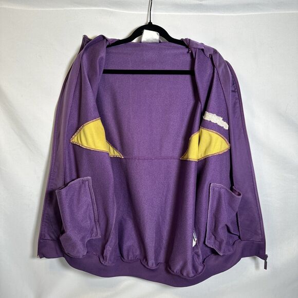 VTG adidas Multicolor Bomber Sweatshirt Full-Zip Sz XL - Picture 12 of 12